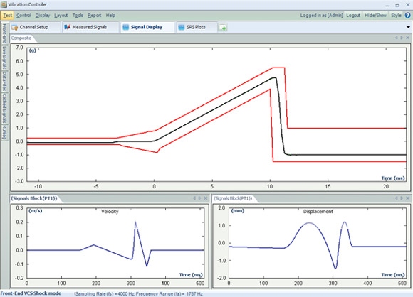 Classical shock vibration control