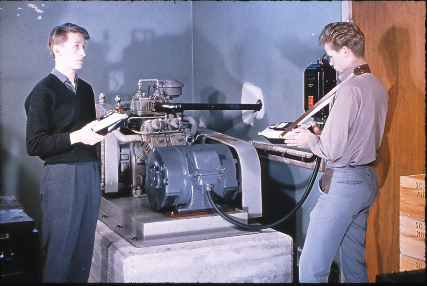 Measurement with Sound Level Meter Type 2203, ca. 1970