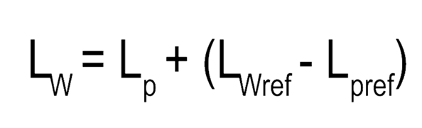 Sound power equation-comparrison