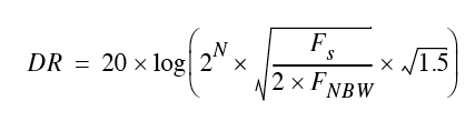 How to calculate audio dynamic range