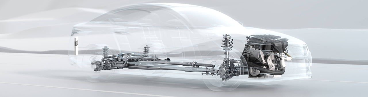 Sound path contribution of car engine
