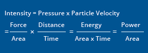 Particle velocity formula
