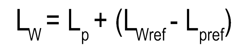 Vergleich der Schallleistungsgleichungen