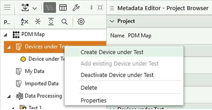 BK Connect - Device Under Test (DUT) is a new data attribute that can be assigned for a recording