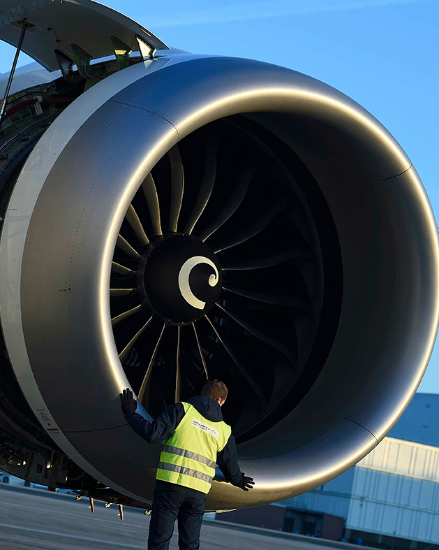 Visual inspection of a nacelle