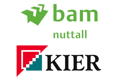 Kier BAM Nuttall logos