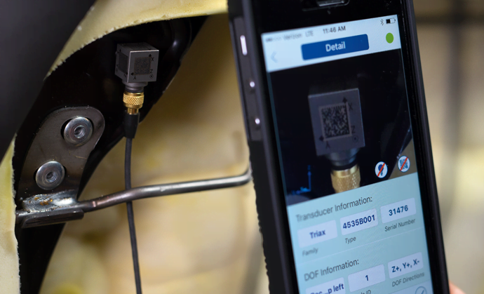 Smart transducer setup app helps minimize human errors in setting up modal measurements