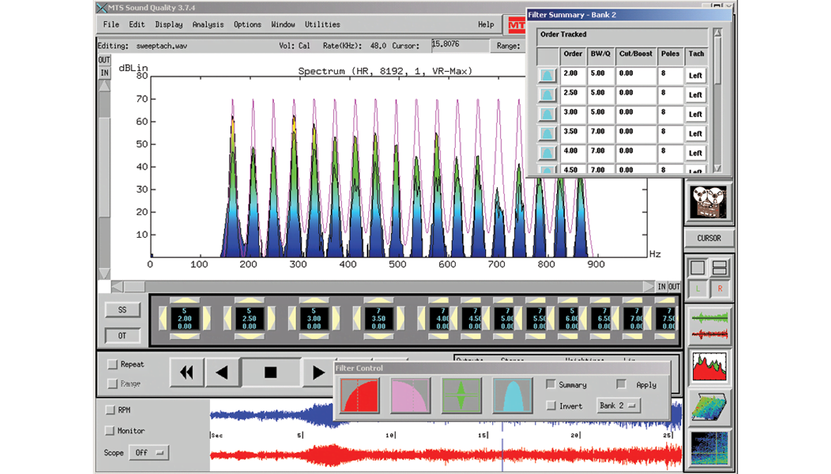 Automotive vehicle sound quality software 