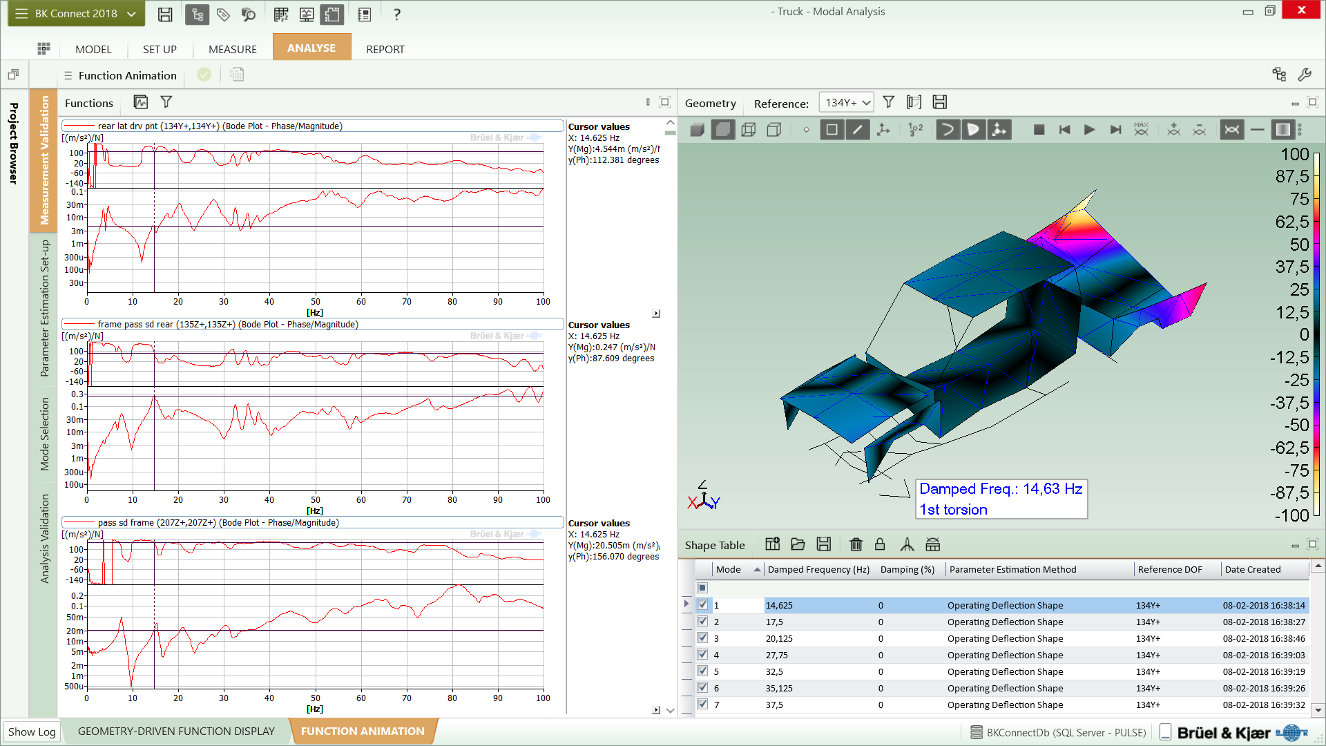 Modal Analysis Application
