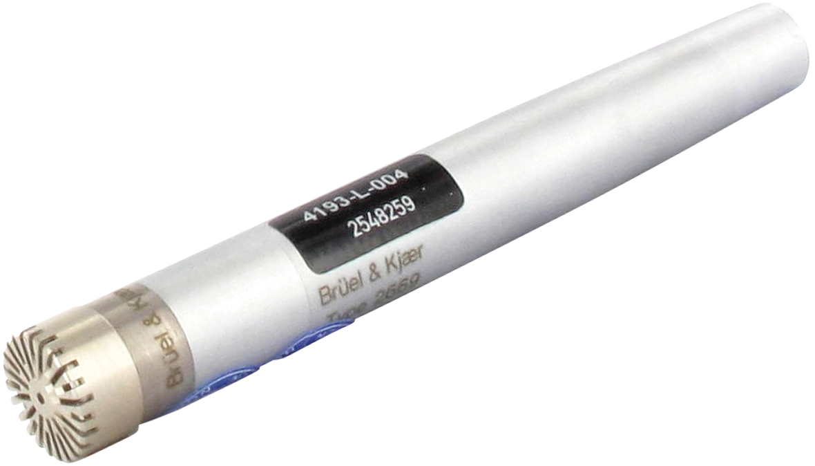TYPE 4193-L-004 ½-inch pressure-field microphone with Type 2669-L preamplifier and infrasound adaptor, 200 V polarization