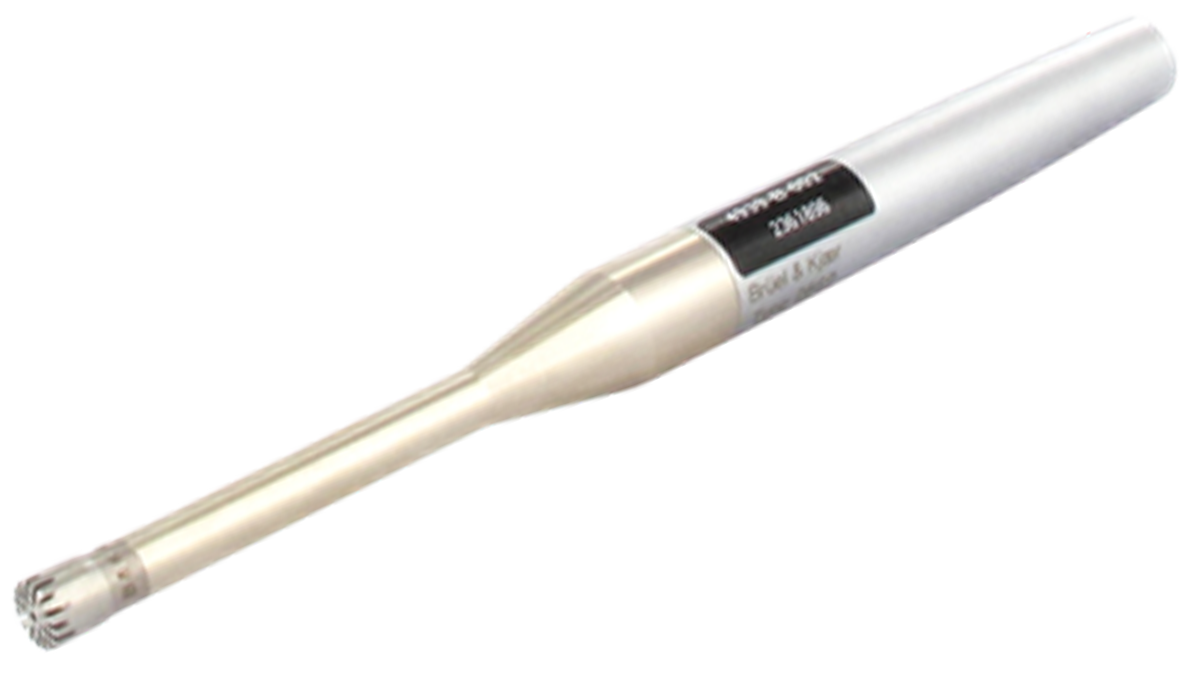 TYPE 4941-L-002 ¼-inch pressure-field microphone with Type 2669-L preamplifier, 4 Hz to 20 kHz, 200 V polarization