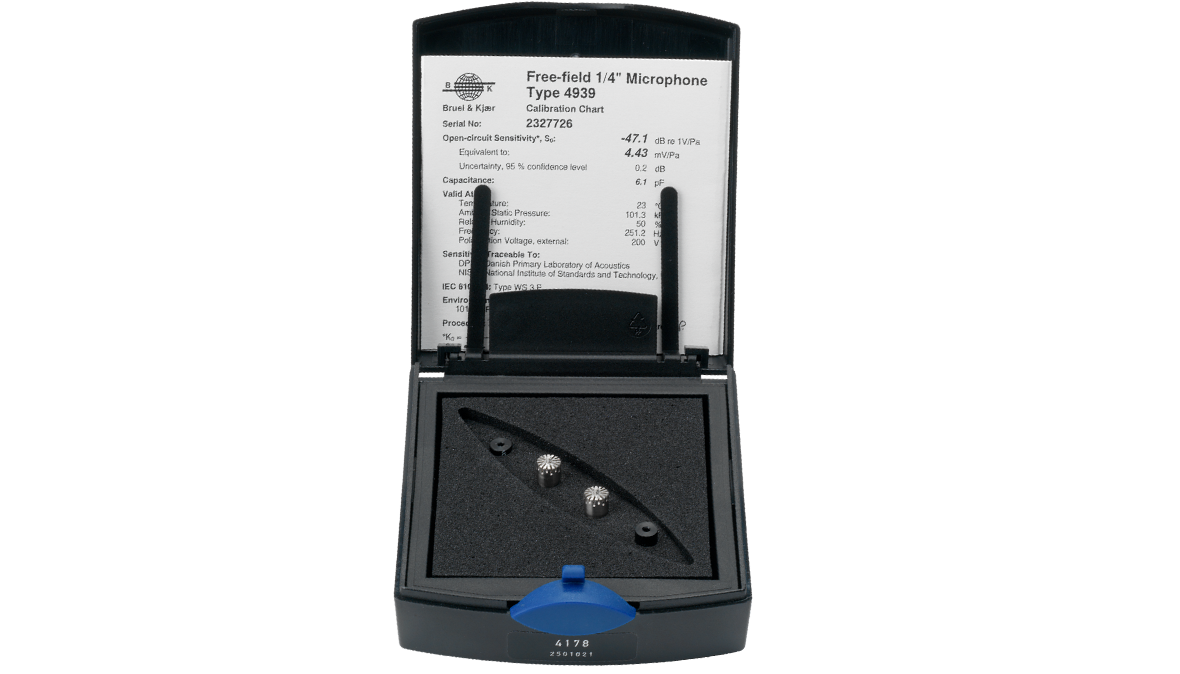 ¼-inch sound intensity microphone pair, 4 Hz to 100 kHz, 200V polarization