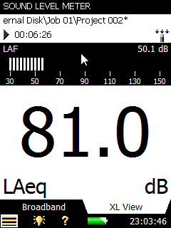 kromme pad Implicaties Sound Level Meter Apps - Software Modules | Brüel & Kjær