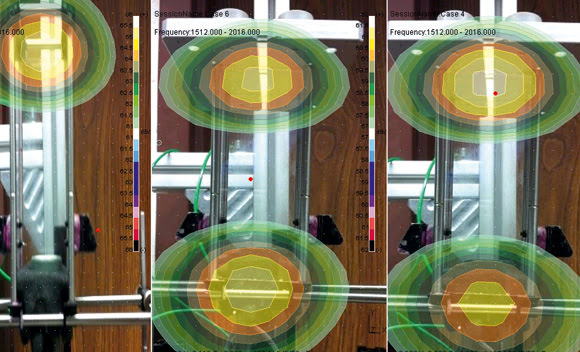 Near-field acoustic holography measures the acoustic modes