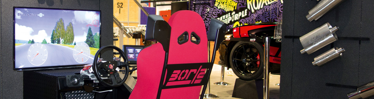 Borla positioned their exhaust sound simulator in the most noticeable location 