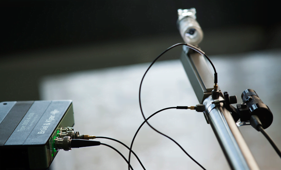 Raphaël and Henri’s data measurement and analysis system: A .22 long rifle carbine with two accelerometers
