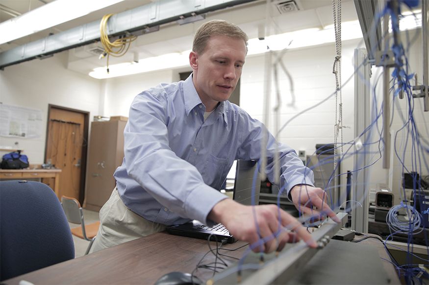 Part of NASA’s Loads and Dynamics technical team