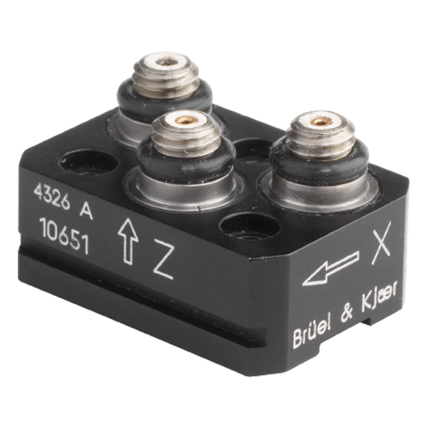 Miniature triaxial piezoelectric charge accelerometer Type 4326-A