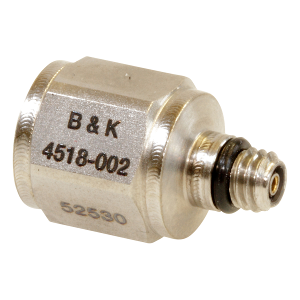 Miniature Hex IEPE accelerometer - Type 4518-002