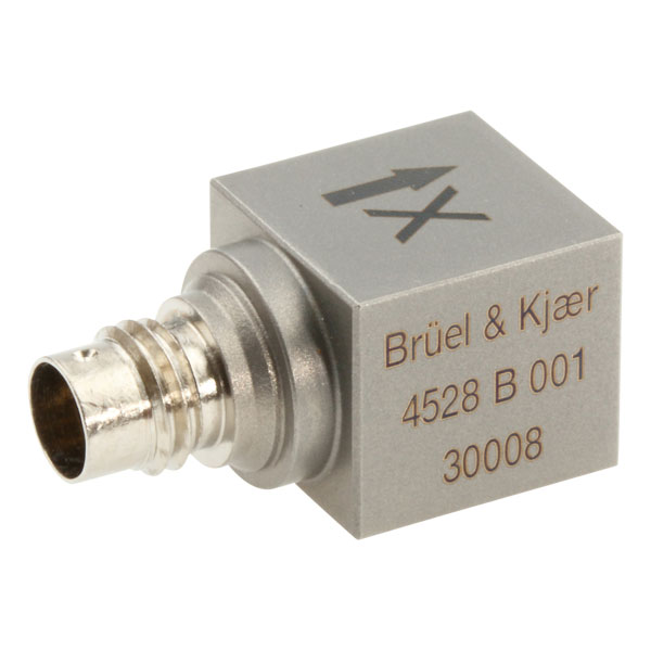 Triaxial CCLD Accelerometer with TEDS Type 4528-B-001