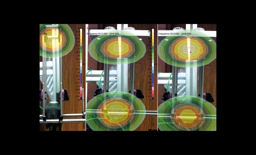 Near-field acoustic holography measures the acoustic modes