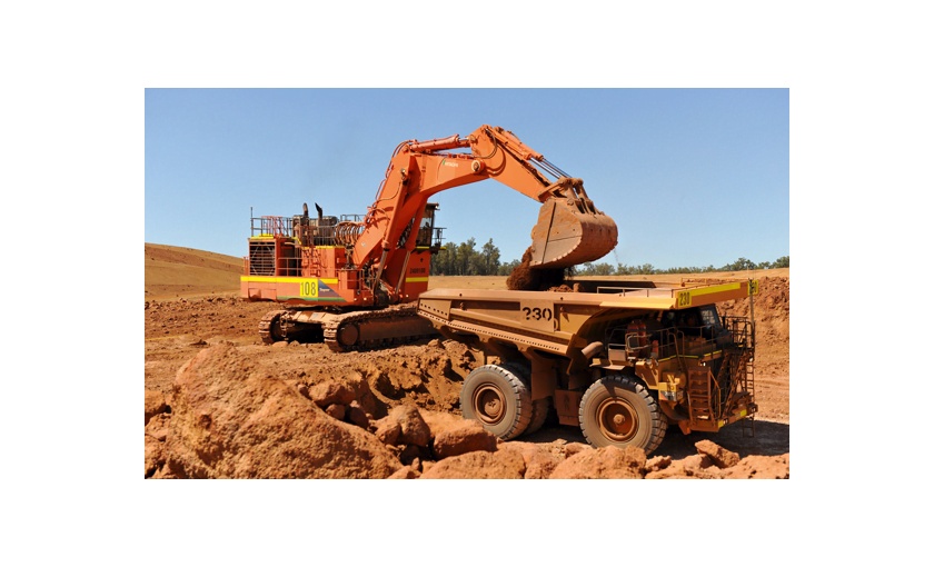  Boddington Bauxite Mine digger and truck